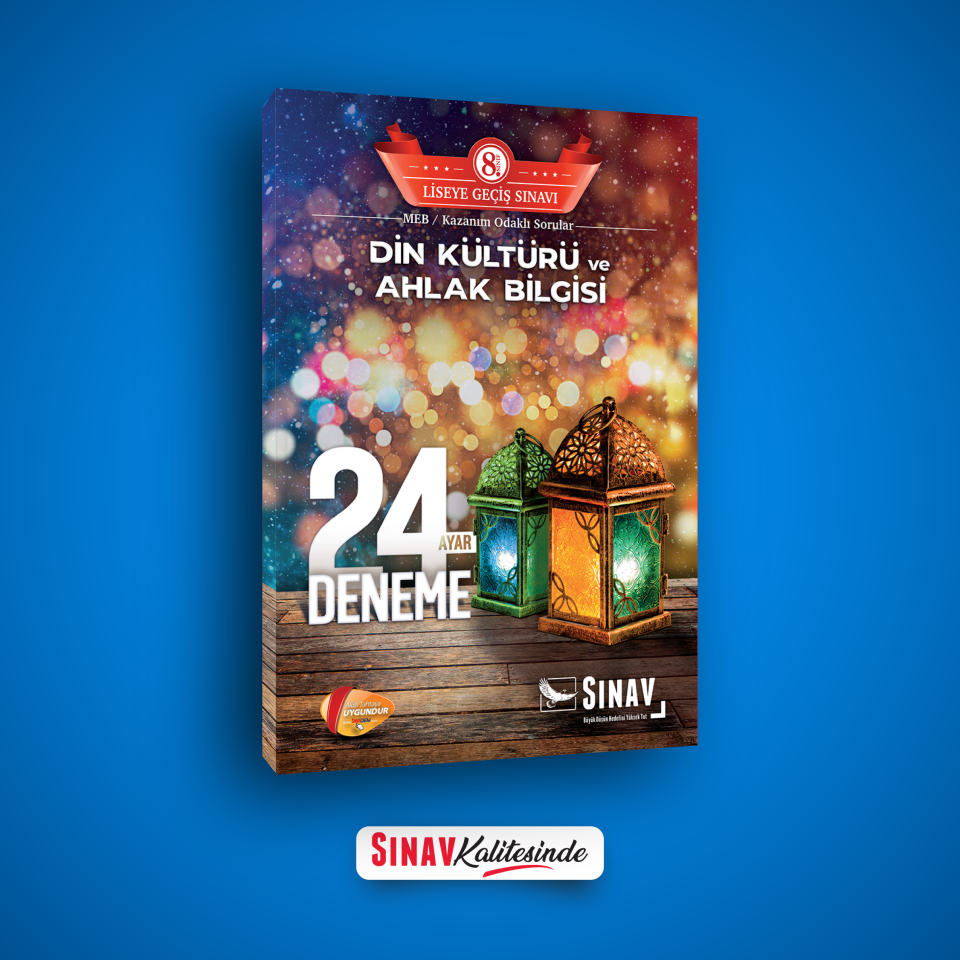 Sınav Yayınları 8. Sınıf LGS Din Kültürü ve Ahlak Bilgisi 24 Deneme