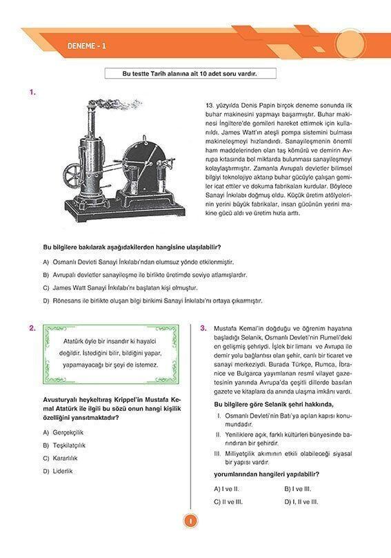 Sınav Yayınları 8. Sınıf LGS T.C. İnkılap Tarihi ve Atatürkçülük 24 Deneme
