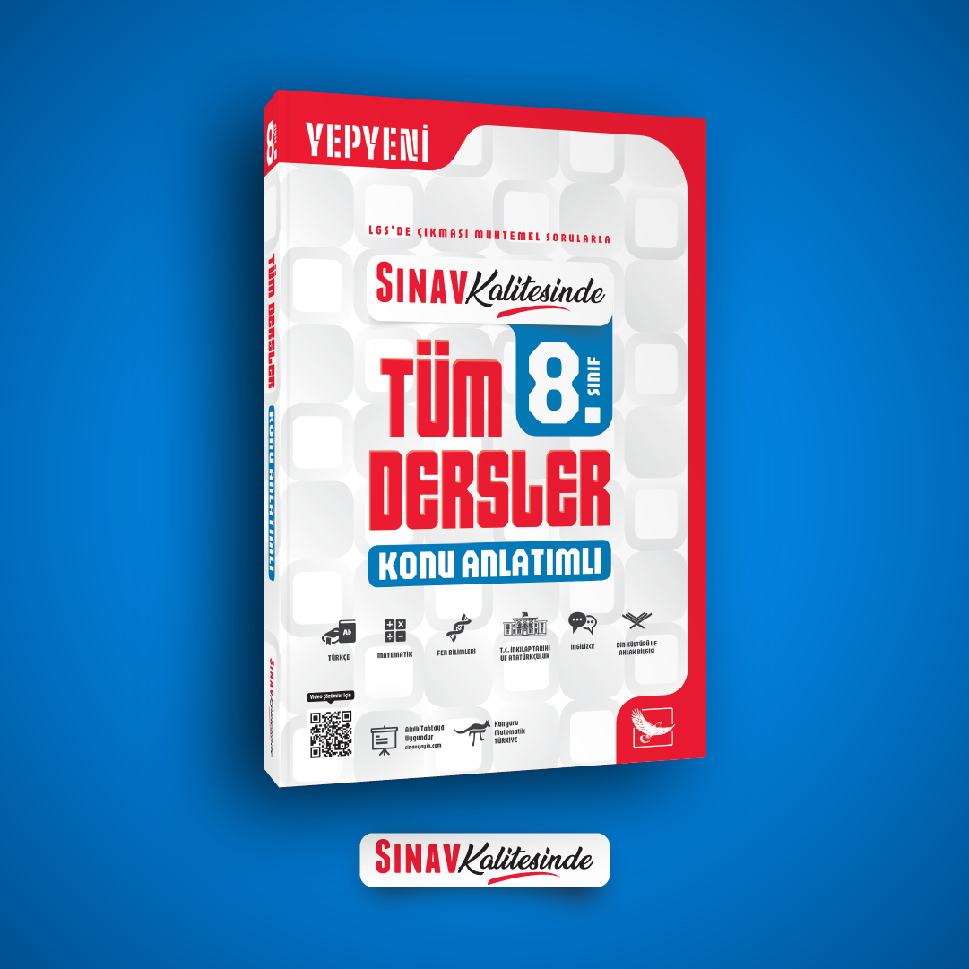 Sınav Yayınları Sınav Kalitesinde 8. Sınıf LGS Tüm Dersler Konu Anlatımlı