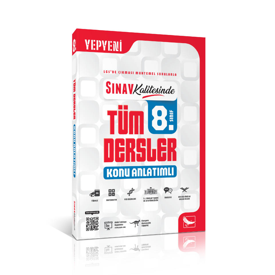 Sınav Yayınları Sınav Kalitesinde 8. Sınıf LGS Tüm Dersler Konu Anlatımlı