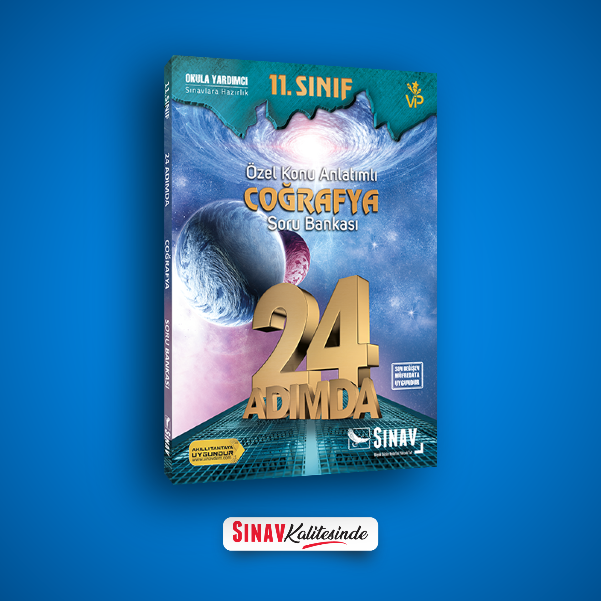 Sınav Yayınları 11. Sınıf Coğrafya 24 Adımda Özel Konu Anlatımlı Soru Bankası