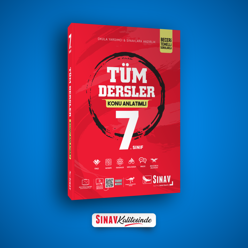 Sınav Yayınları 7. Sınıf Tüm Dersler Konu Anlatımlı