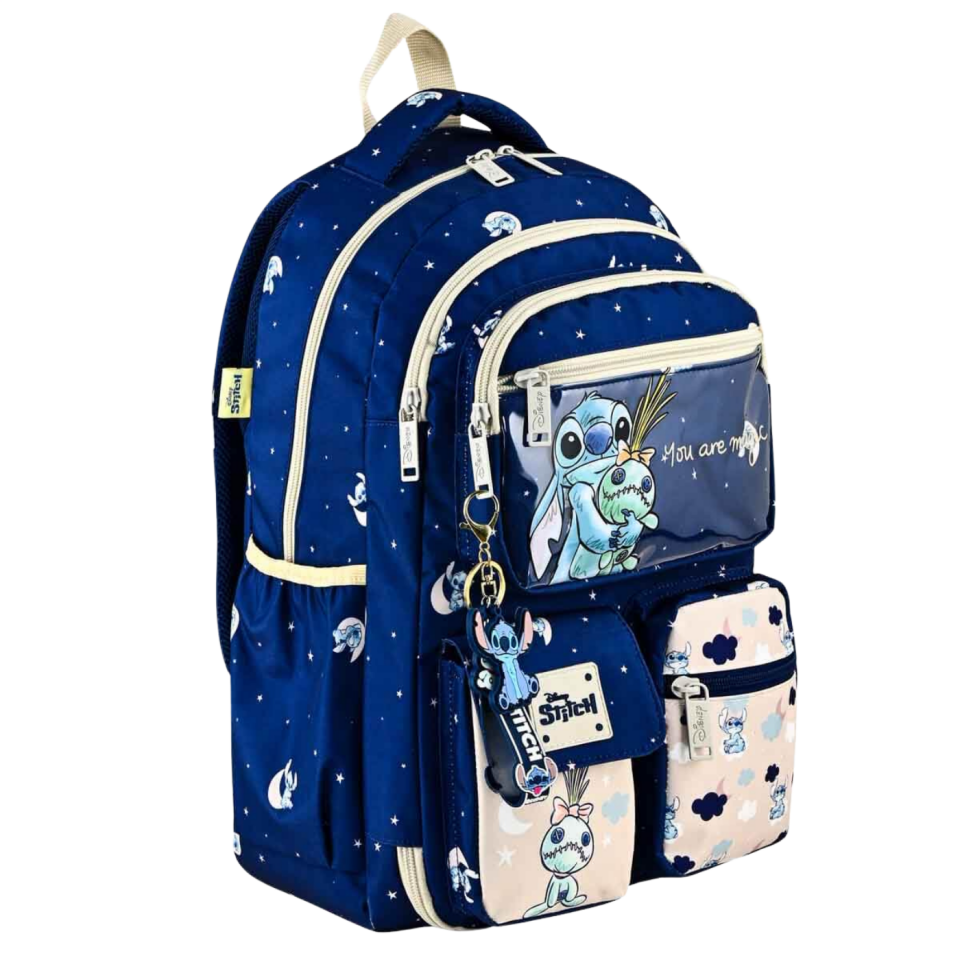 Stitch Desenli Lacivert Okul Çantası OTTO.49272