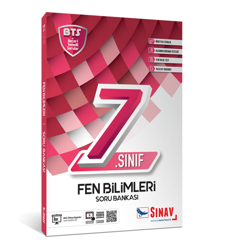 Sınav Yayınları 7. Sınıf Fen Bilimleri Soru Bankası
