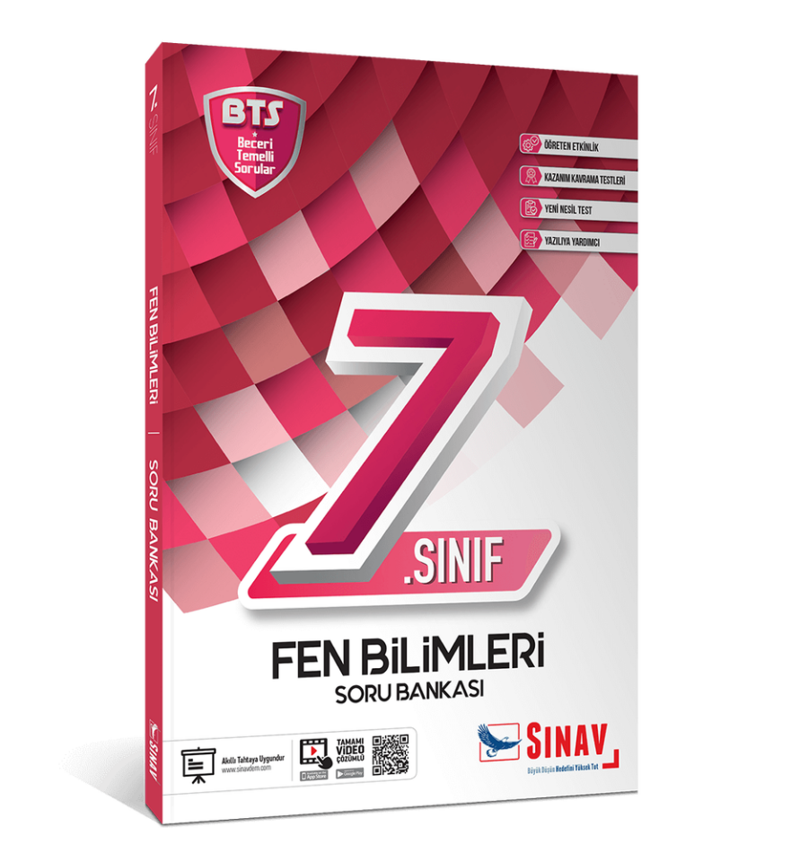 Sınav Yayınları 7. Sınıf Fen Bilimleri Soru Bankası