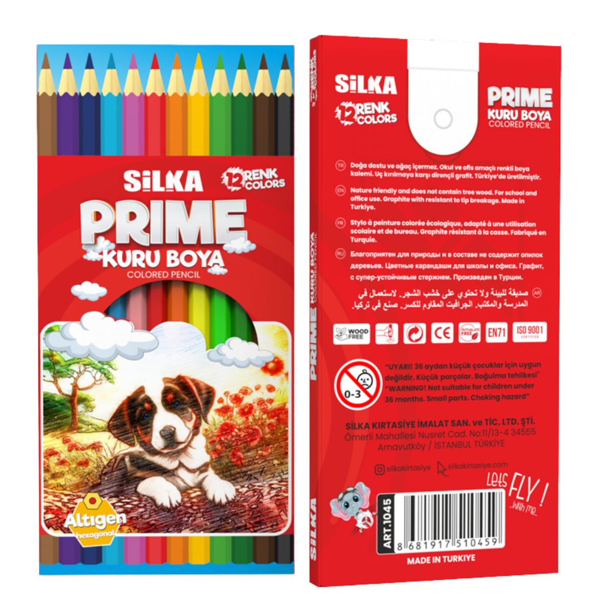 Art.1045 Silka 12 Li Hex Prıme Kuru Boya