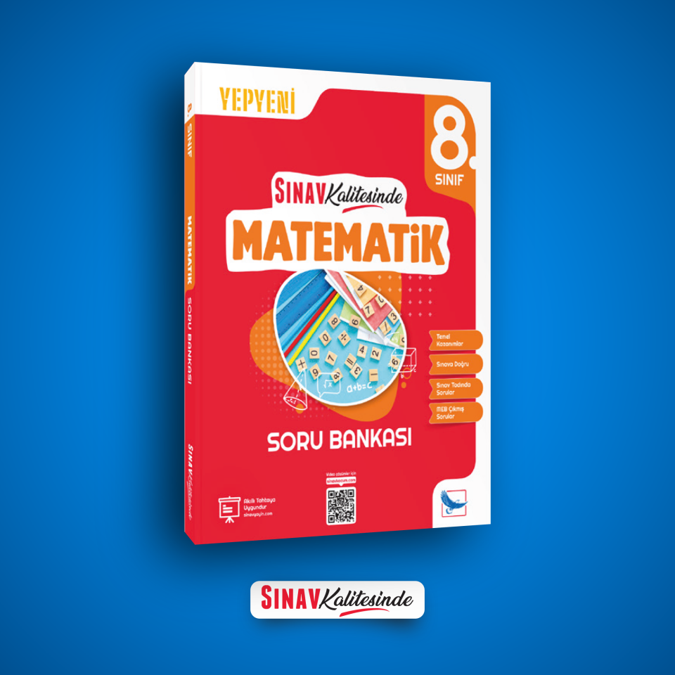 Sınav Yayınları Sınav Kalitesinde 8. Sınıf LGS Matematik Soru Bankası