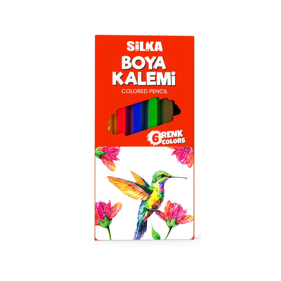 Silka 1284 Hex Shiny Kısa Kuru Boya 6 Renk