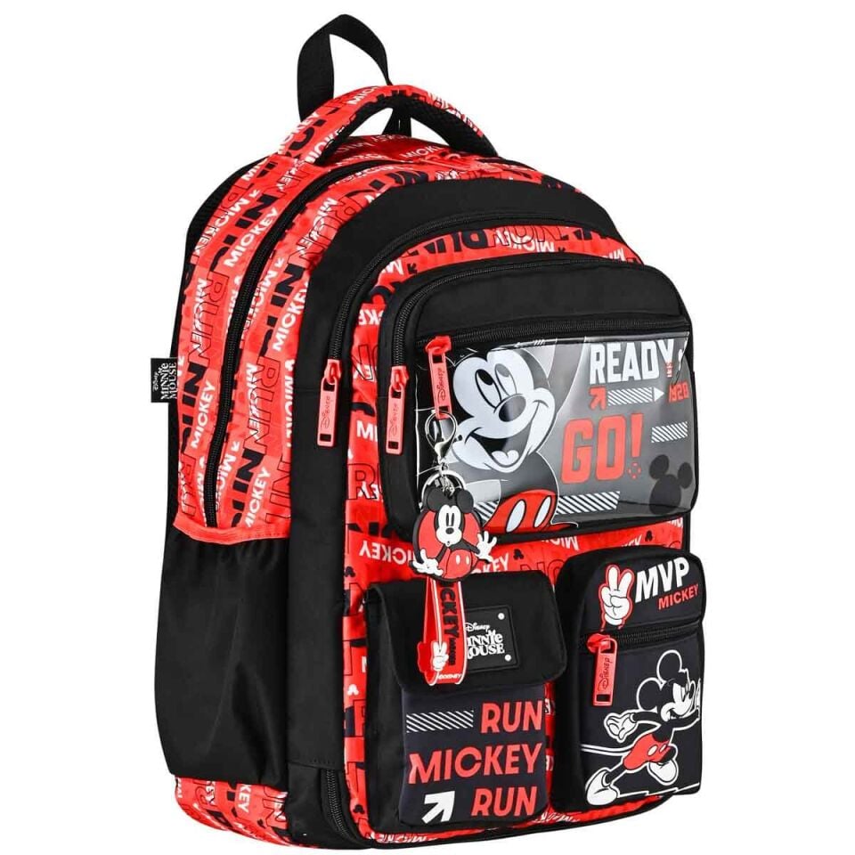 Mickey Mouse Run Desenli Okul Çantası OTTO.49346