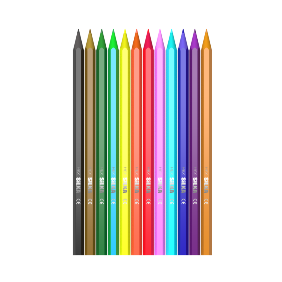 Art.86 Silka 12 Li Hex Shıny Kuru Boya