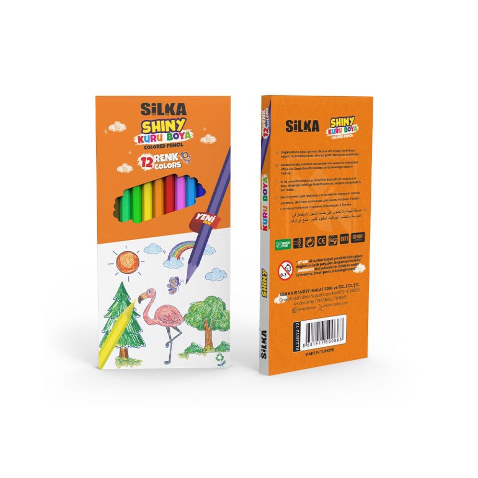 Art.86 Silka 12 Li Hex Shıny Kuru Boya