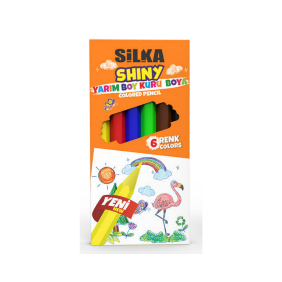 Silka 284 Hex Shiny Yarımboy Kuruboya 6 Renk