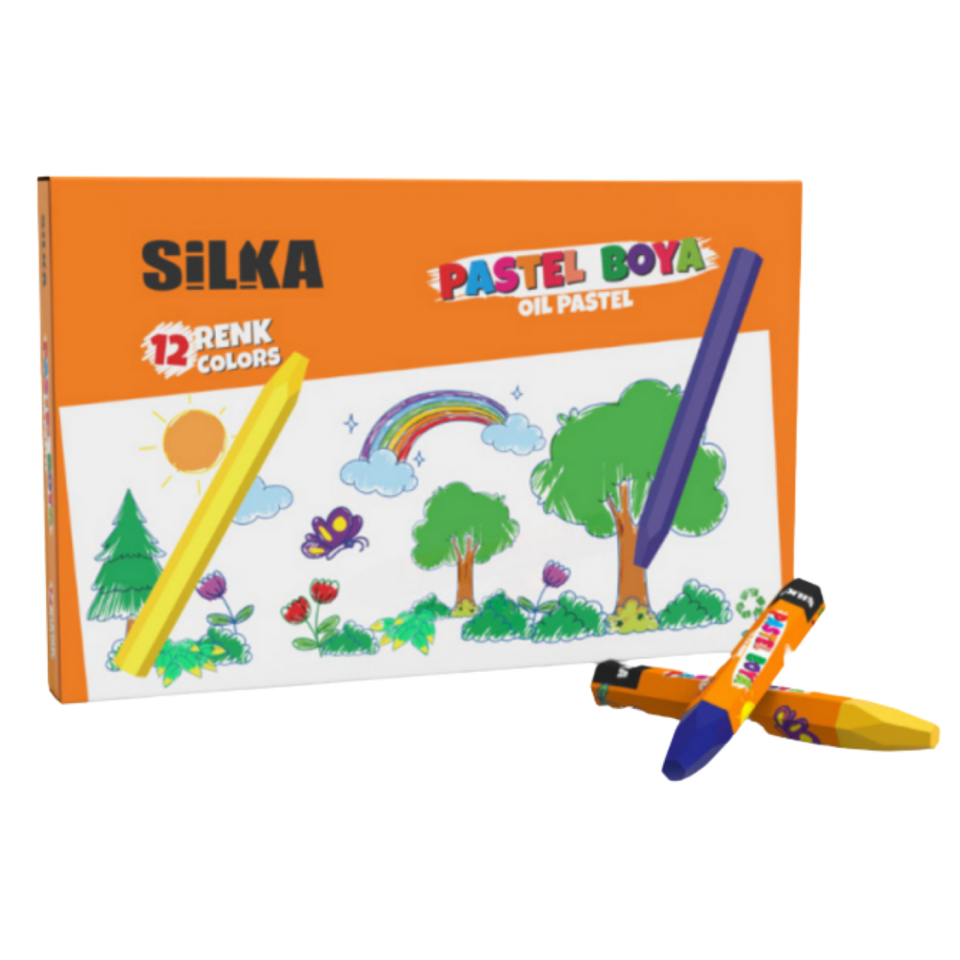 Silka 538 Pastel Boya 12'li