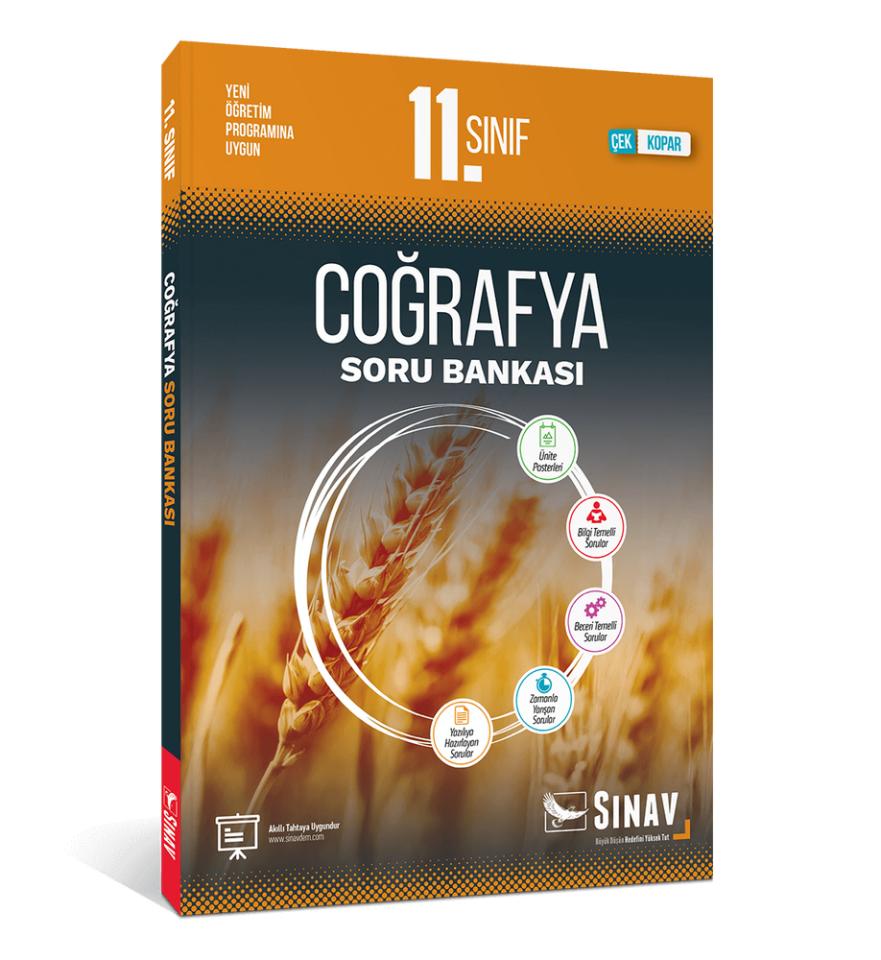 Sınav Yayınları 11. Sınıf Coğrafya Soru Bankası