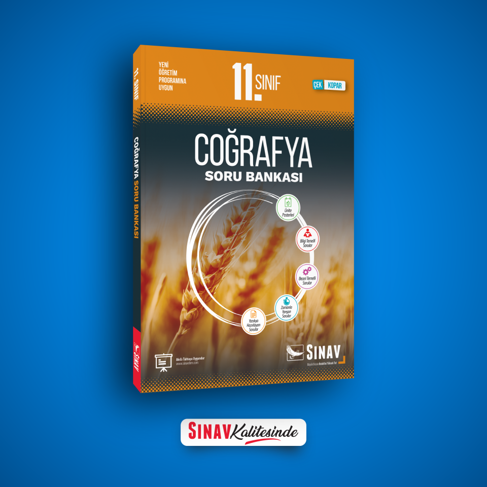 Sınav Yayınları 11. Sınıf Coğrafya Soru Bankası