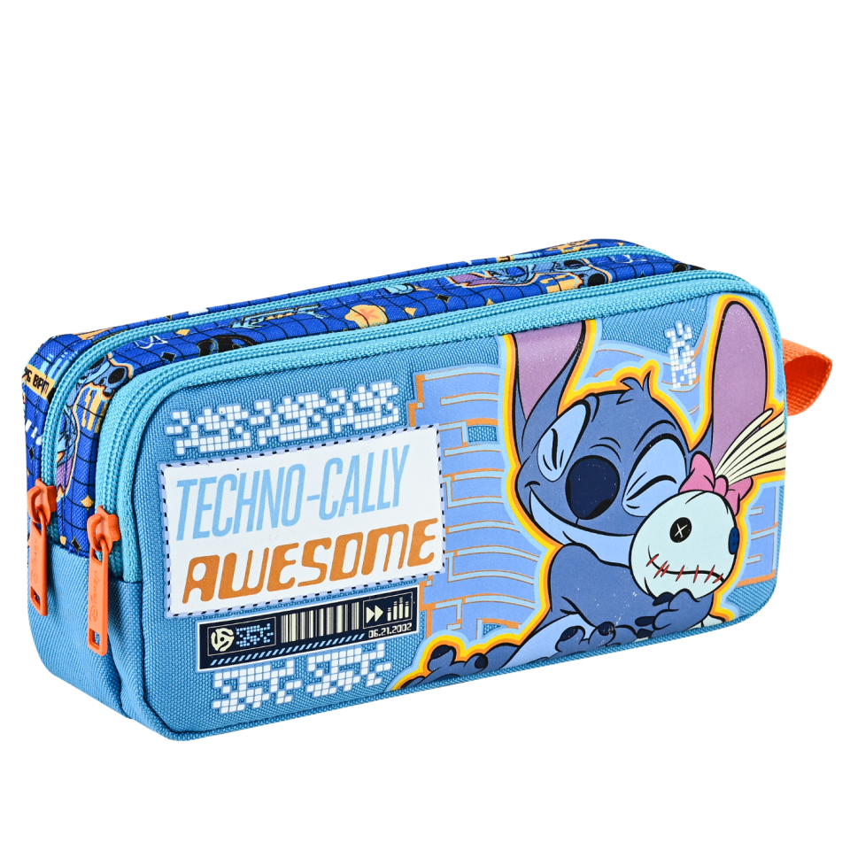 Stitch Desenli Mavi Kalem Çantası OTTO.49113