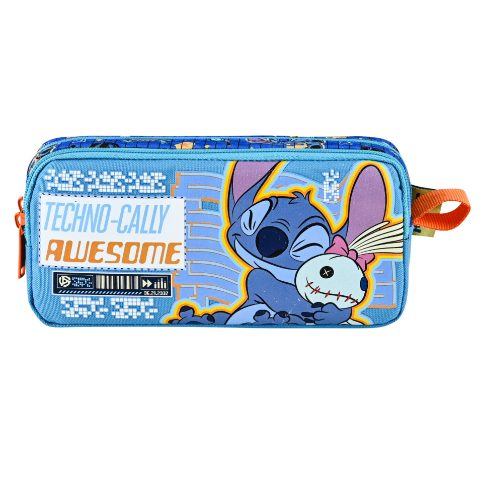 Stitch Desenli Mavi Kalem Çantası OTTO.49113