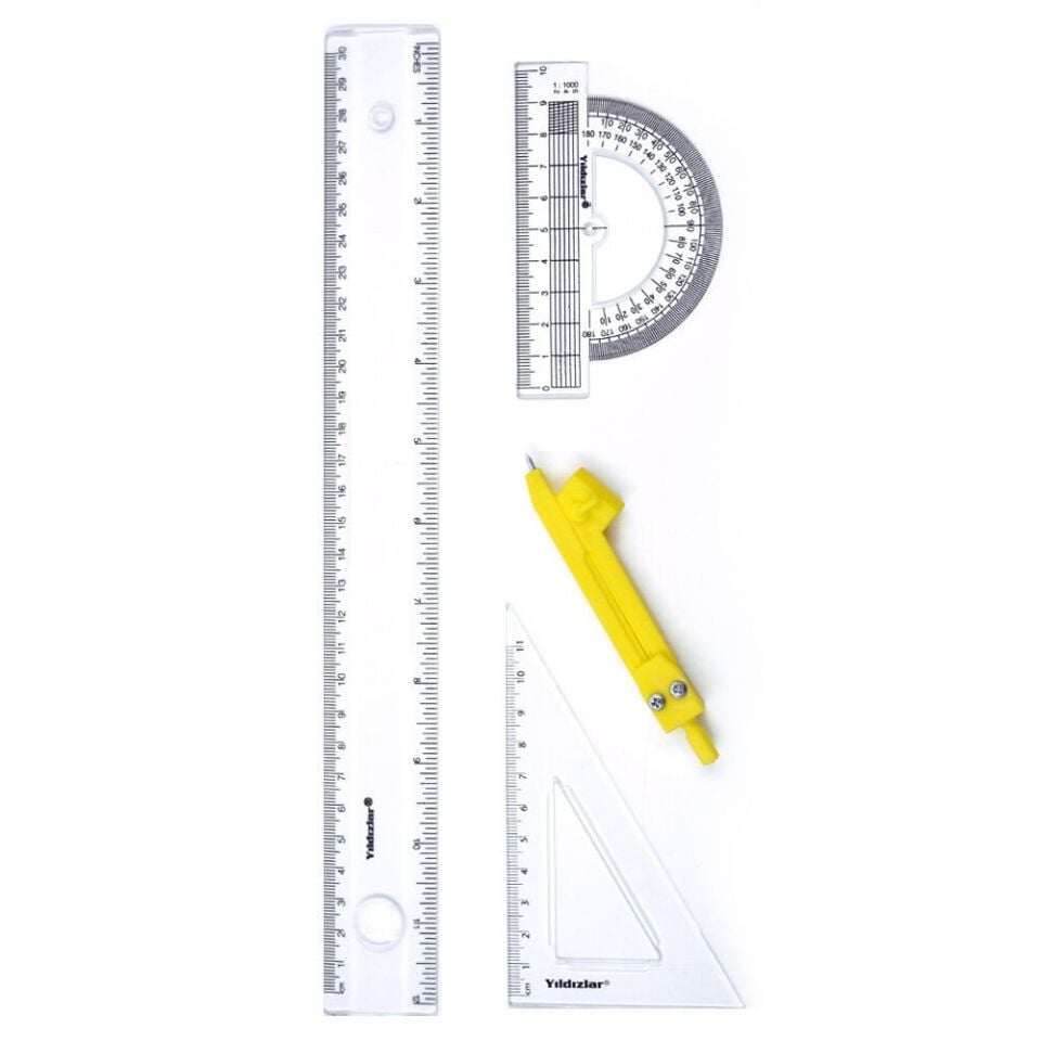 Yıldızlar Çizim Takımı Cetvelli  KOD:019