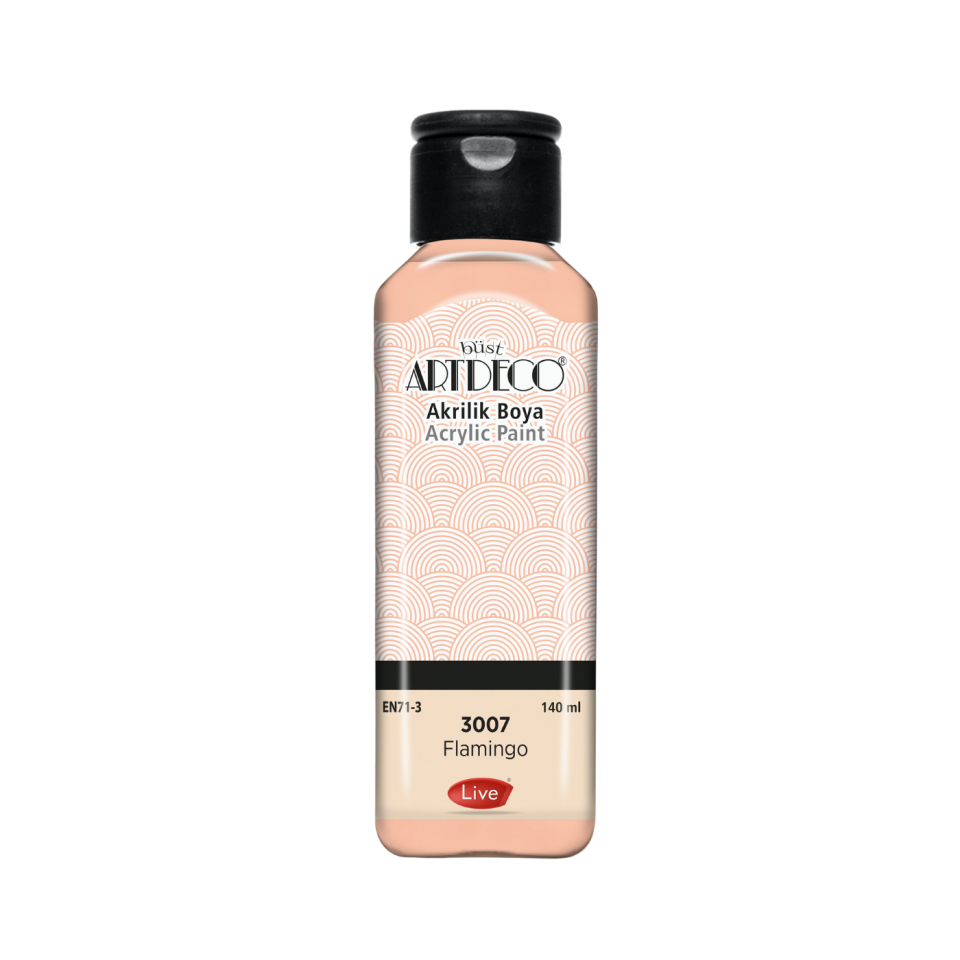 Artdeco 070R-3007 Akrilik Boya 140 ml Flamingo