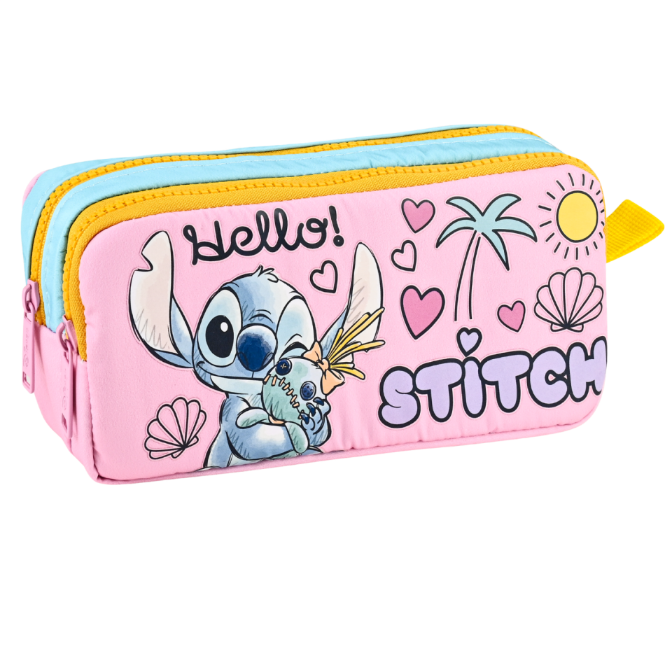 Stitch Desenli Pembe Kalem Çantası OTTO.49191
