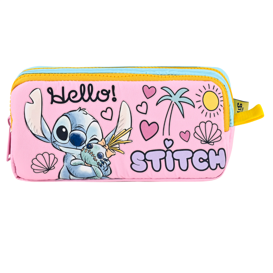 Stitch Desenli Pembe Kalem Çantası OTTO.49191