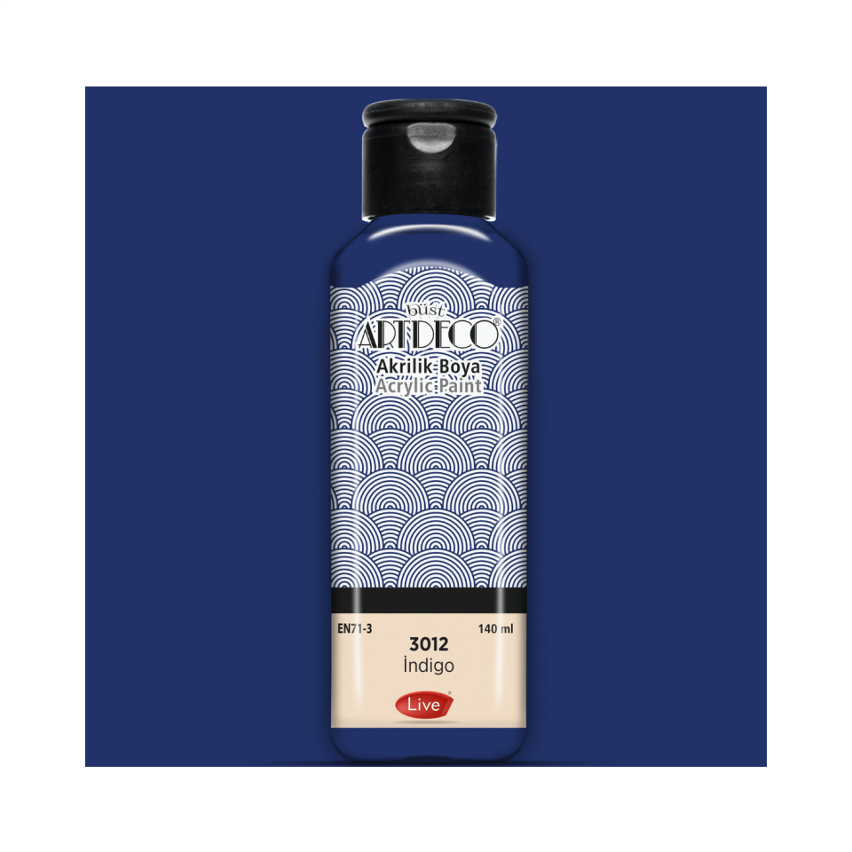 Artdeco 070R-3012 Akrilik Boya 140 ml İndigo