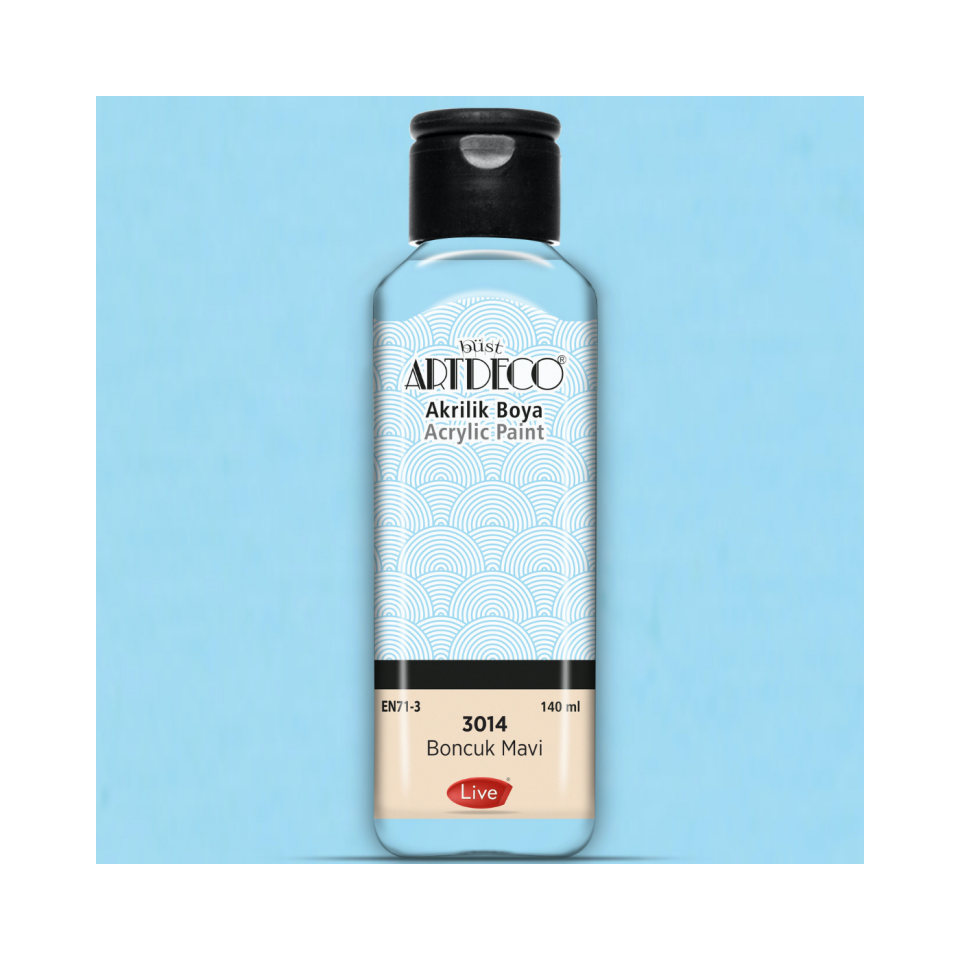 Artdeco 070R-3014 Akrilik Boya 140 ml Boncuk Mavi