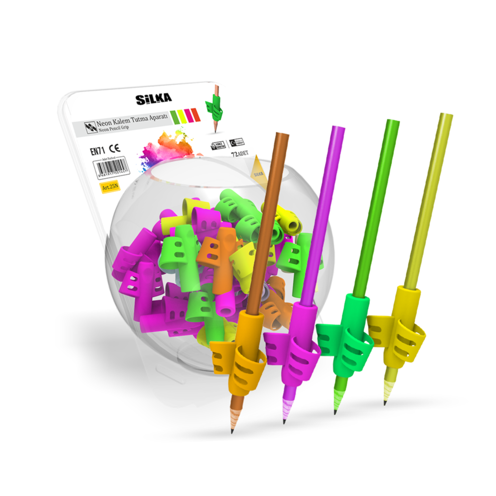 Art.25N Silka Neon Doğru Kalem Tutacağı