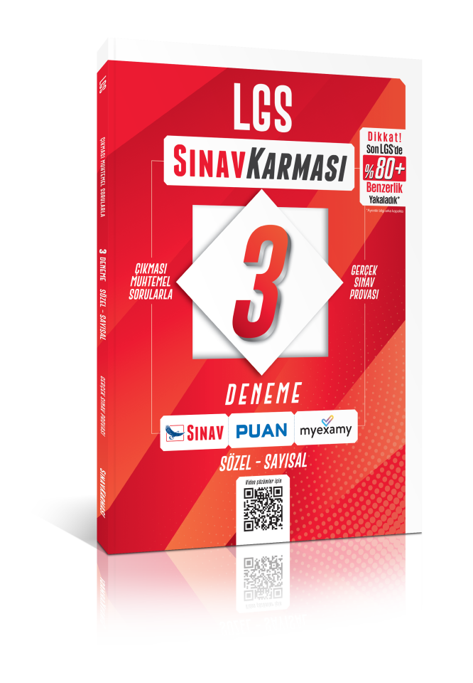 Sınav Karması 8. Sınıf LGS 3 Deneme