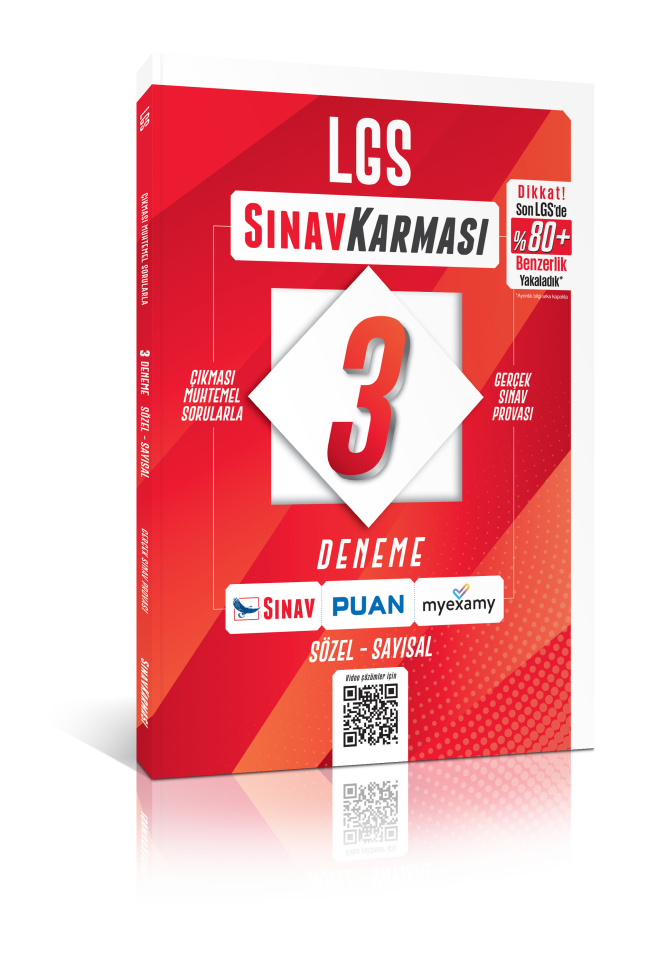 Sınav Karması 8. Sınıf LGS 3 Deneme