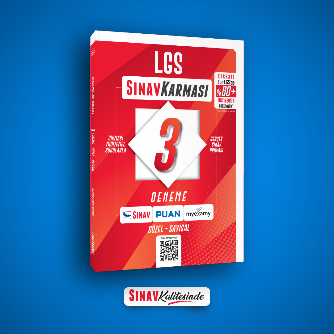 Sınav Karması 8. Sınıf LGS 3 Deneme