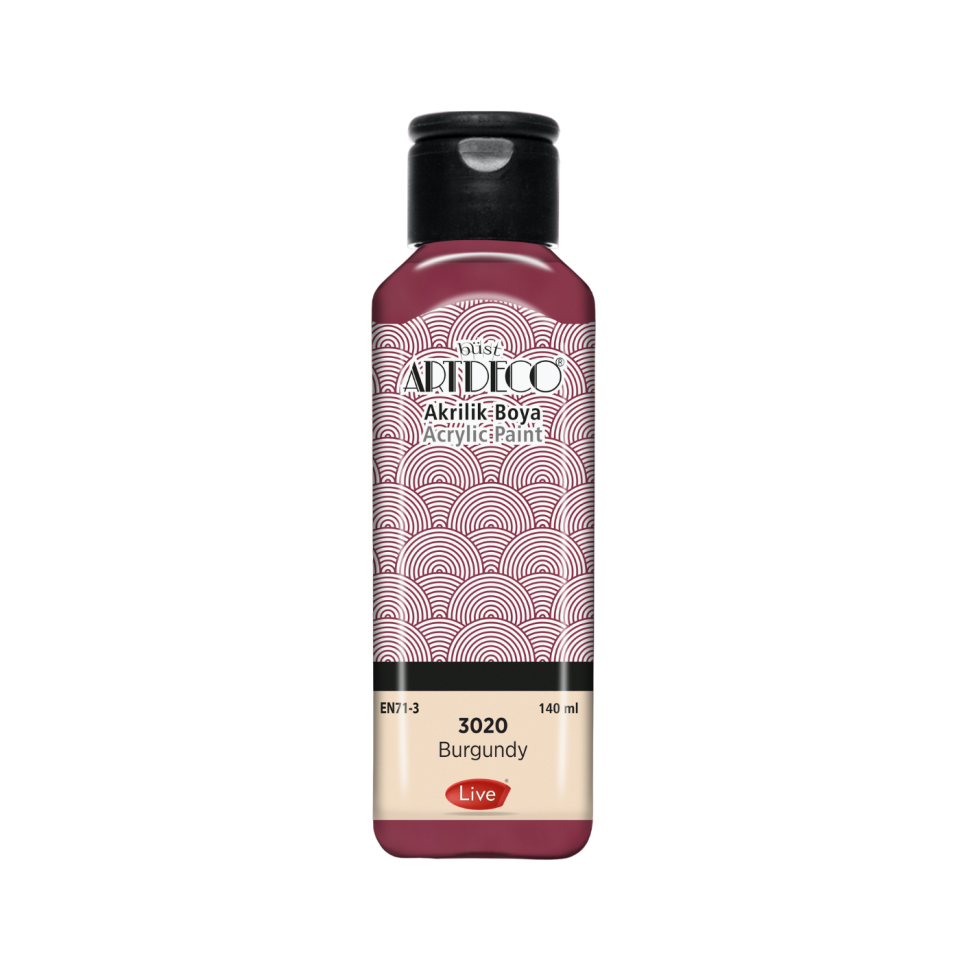 Artdeco 070R-3020 Akrilik Boya 140 ml  Burgundy