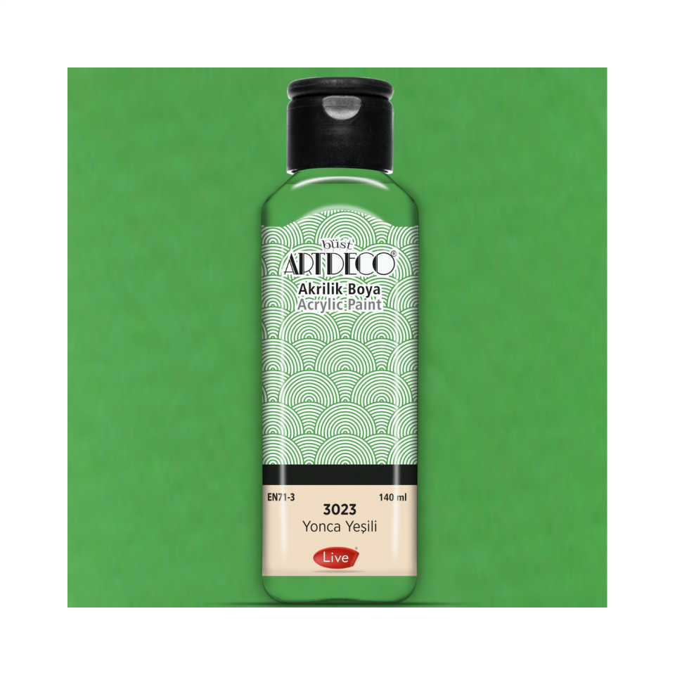 Artdeco 070R-3023 Akrilik Boya 140 ml Yonca Yeşili