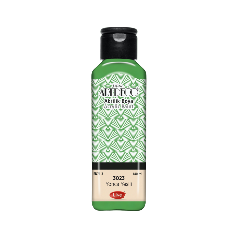 Artdeco 070R-3023 Akrilik Boya 140 ml Yonca Yeşili