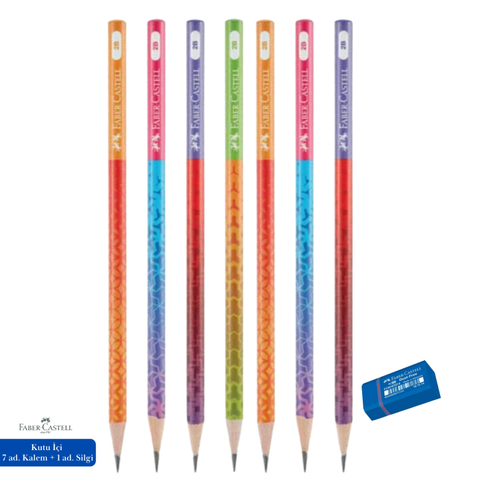 Faber Castell Smoothie Kurşun Kalem 000017 4 Adet Kurşun Kalem Seti