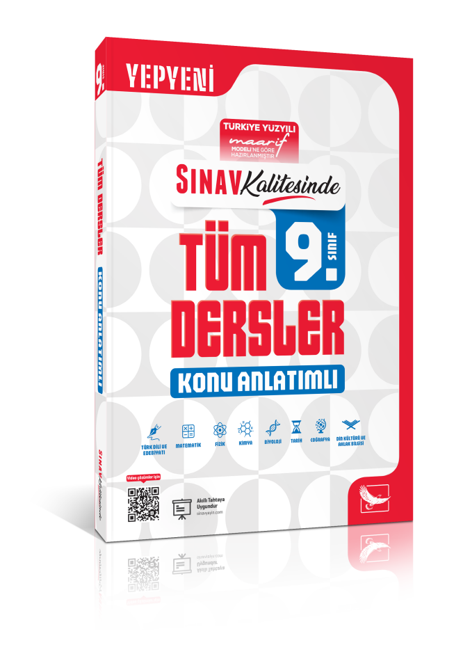 Sınav Yayınları Sınav Kalitesinde 9. Sınıf Tüm Dersler Konu Anlatımlı