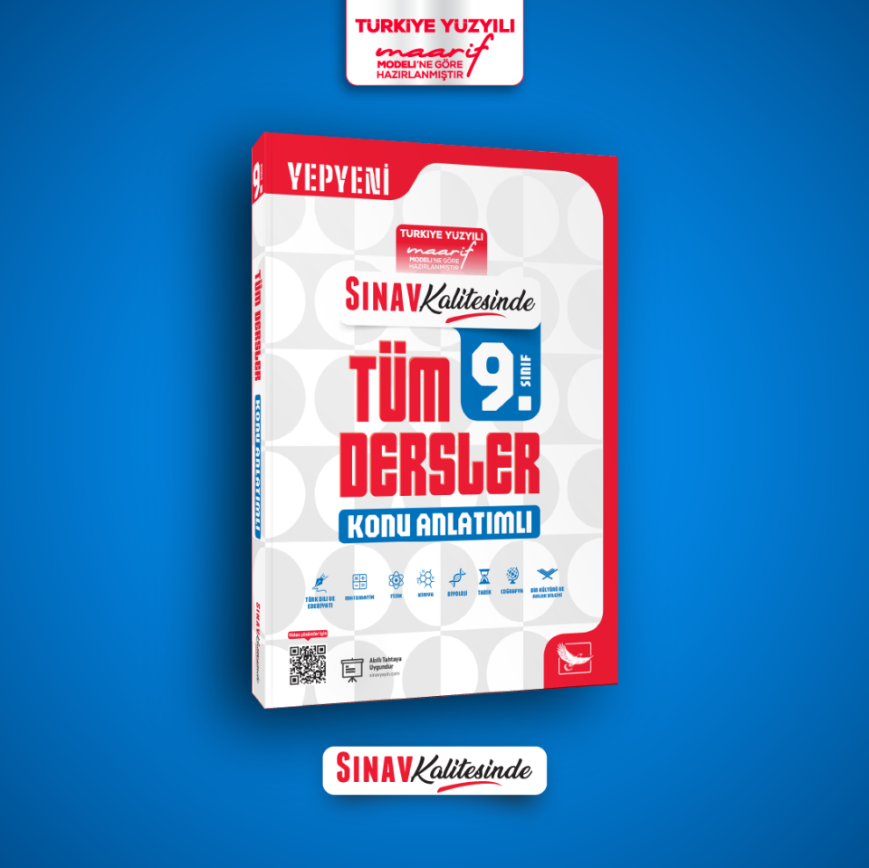 Sınav Yayınları Sınav Kalitesinde 9. Sınıf Tüm Dersler Konu Anlatımlı