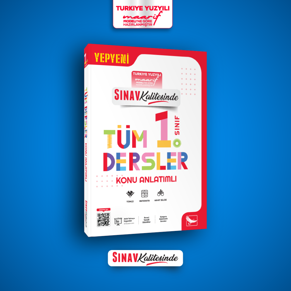 Sınav Yayınları Sınav Kalitesinde 1. Sınıf Tüm Dersler Konu Anlatımlı