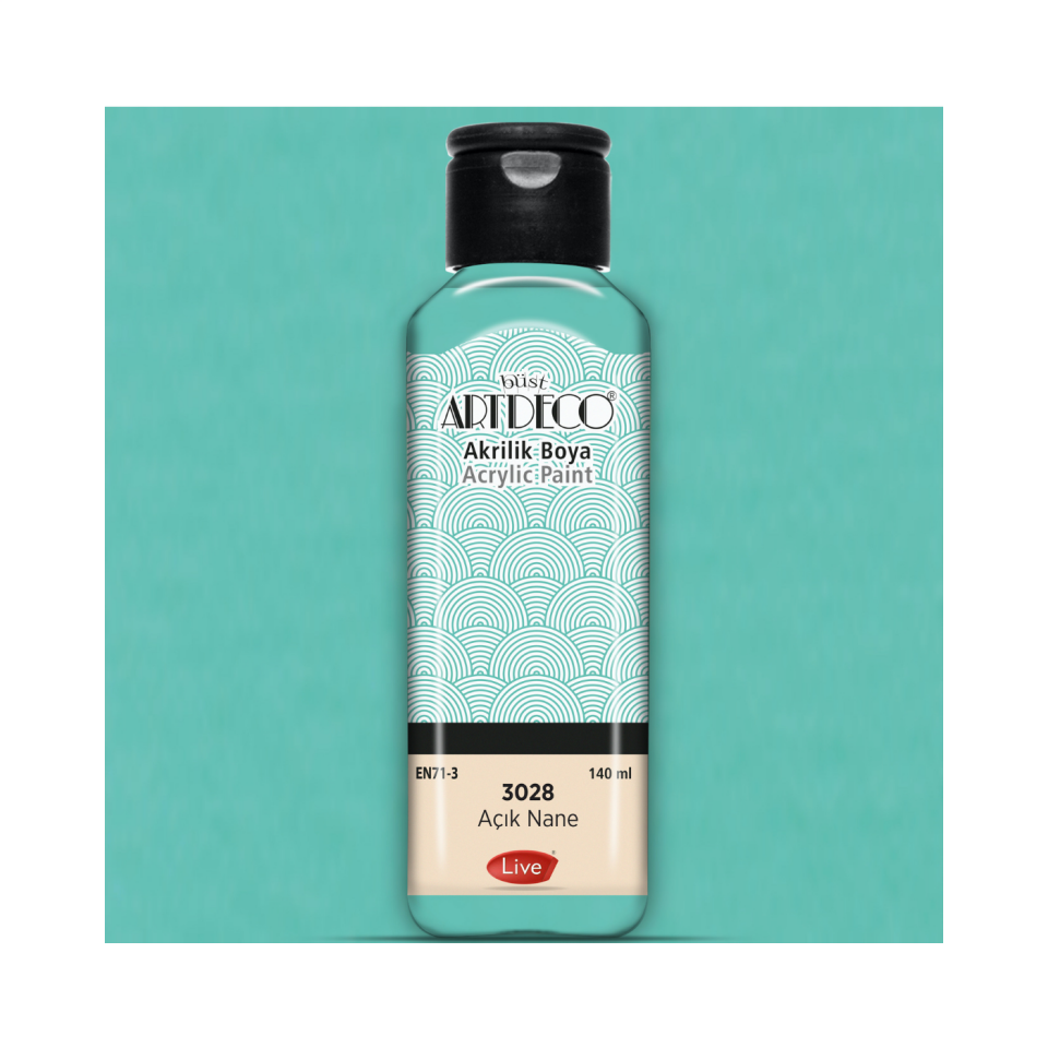 Artdeco 070R-3028 Akrilik Boya 140 ml Açık Nane