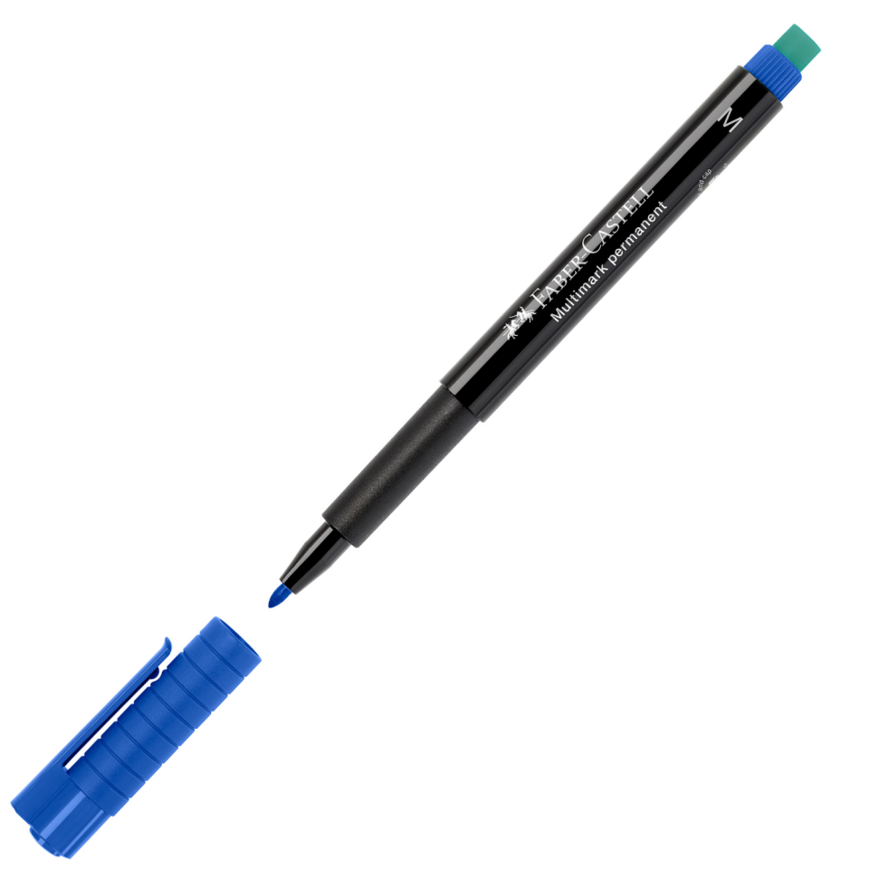 Faber Castell Asetat Kalemi M Mavi 152551