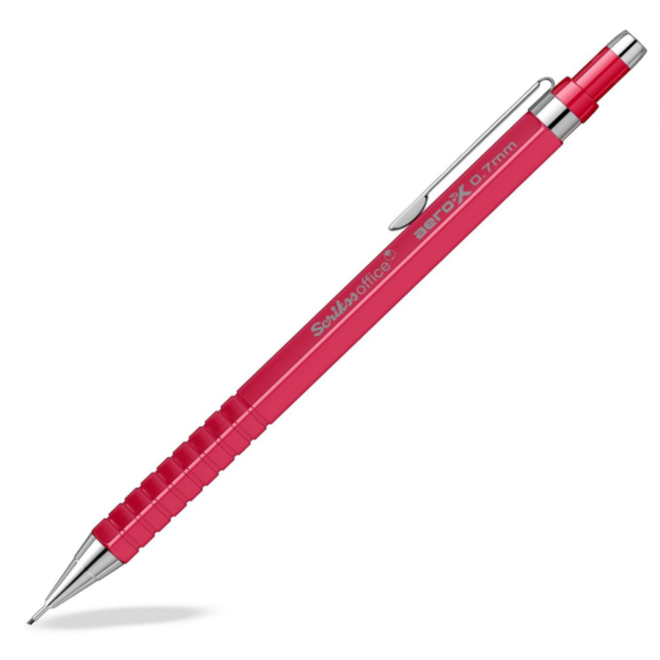 Scrikss Office Aero-X Versatil Kurşun Kalem 0.7mm Kırmızı