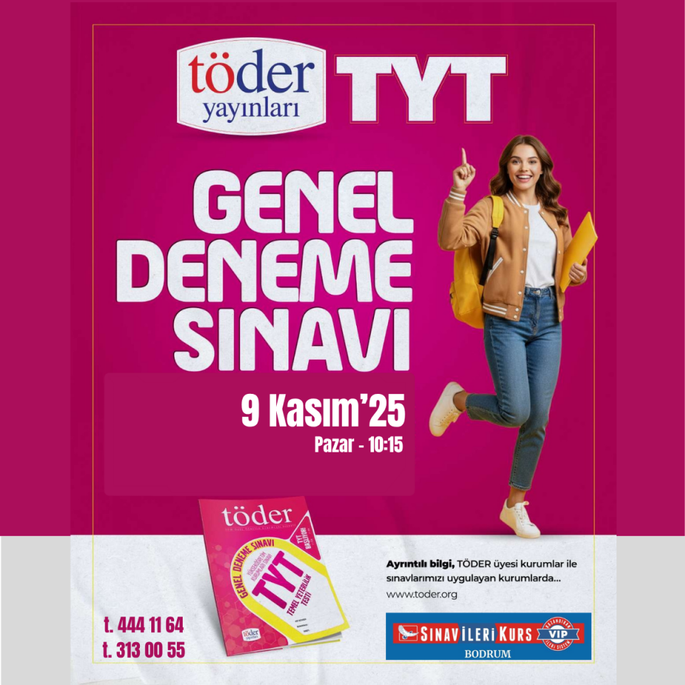 Töder Yayınları TYT Genel Deneme Sınavı
