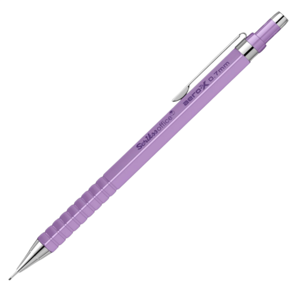 Scrikss Office Aero-X Versatil Kurşun Kalem 0.7mm Mor
