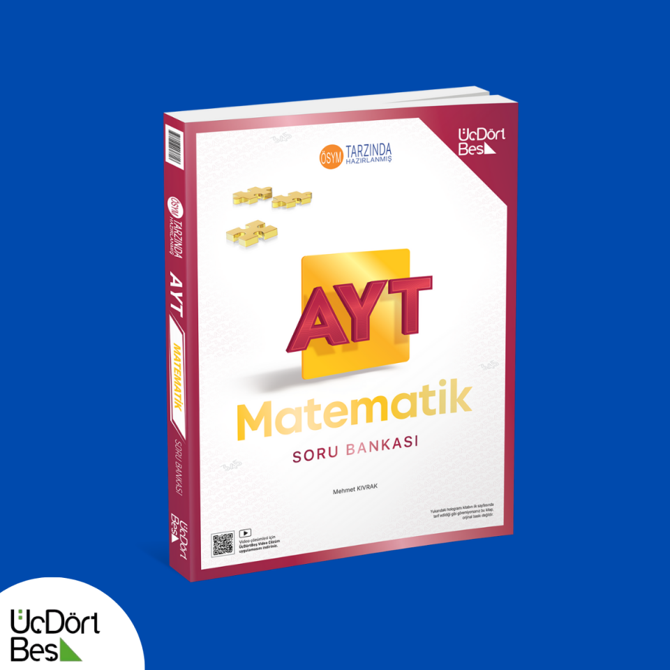 Üçdörtbeş AYT Matematik Soru Bankası - Güncel Baskı
