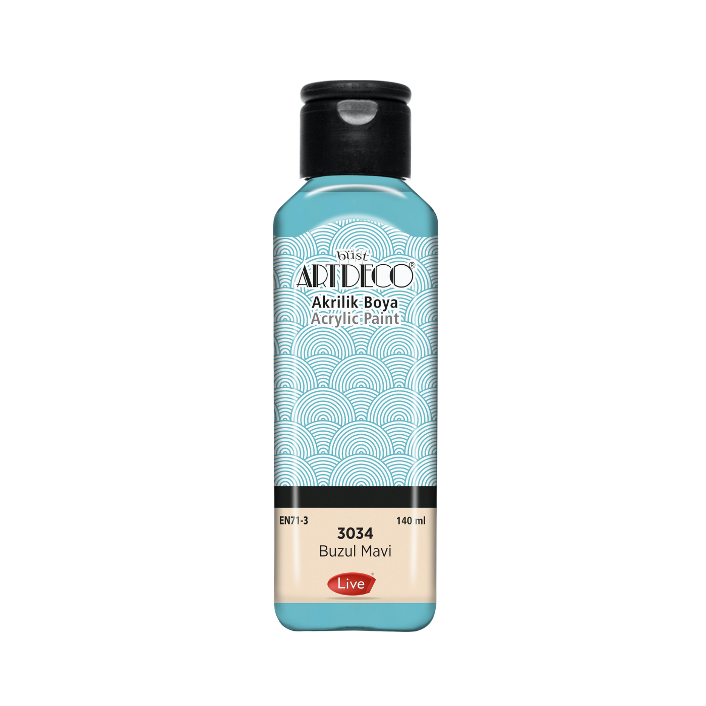 Artdeco 070R-3034 Akrilik Boya 140 ml Buzul Mavi