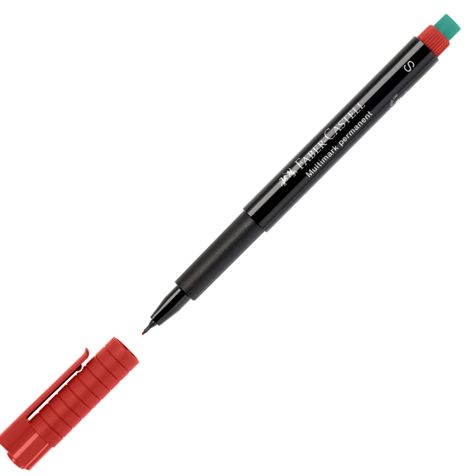 Faber Castell Asetat Kalemi S Kırmızı 152321