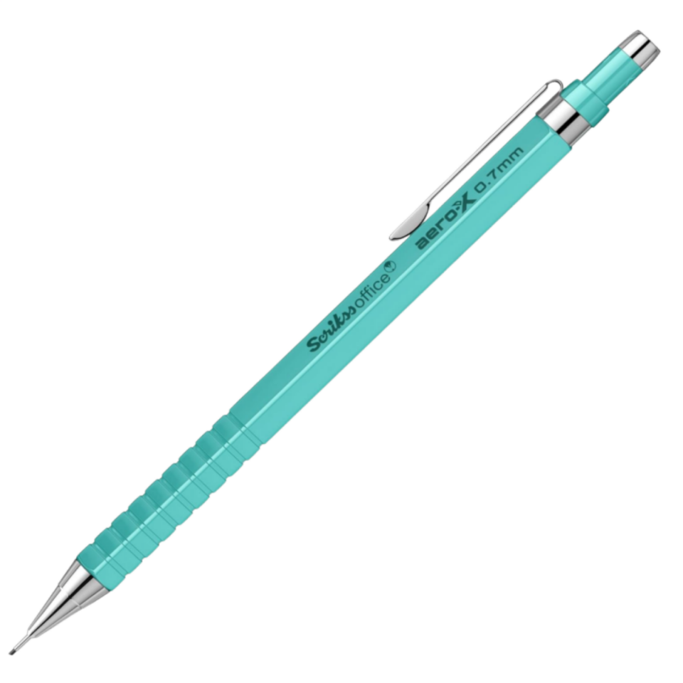 Scrikss Office Aero-X Versatil Kurşun Kalem 0.7mm Turkuaz