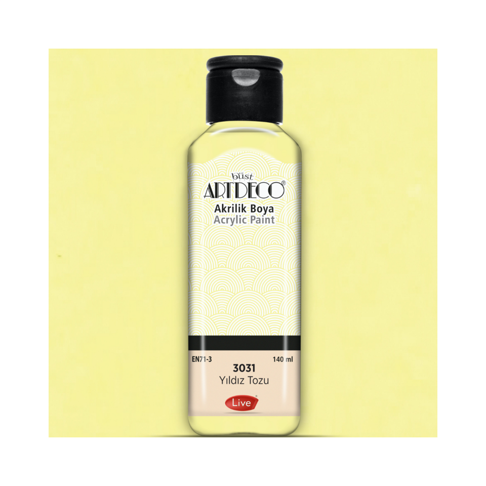 Artdeco 070R-3031 Akrilik Boya 140 ml Yıldız Toz