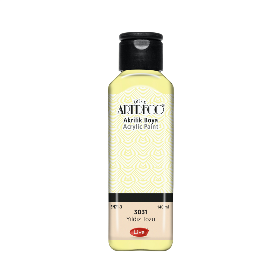 Artdeco 070R-3031 Akrilik Boya 140 ml Yıldız Toz