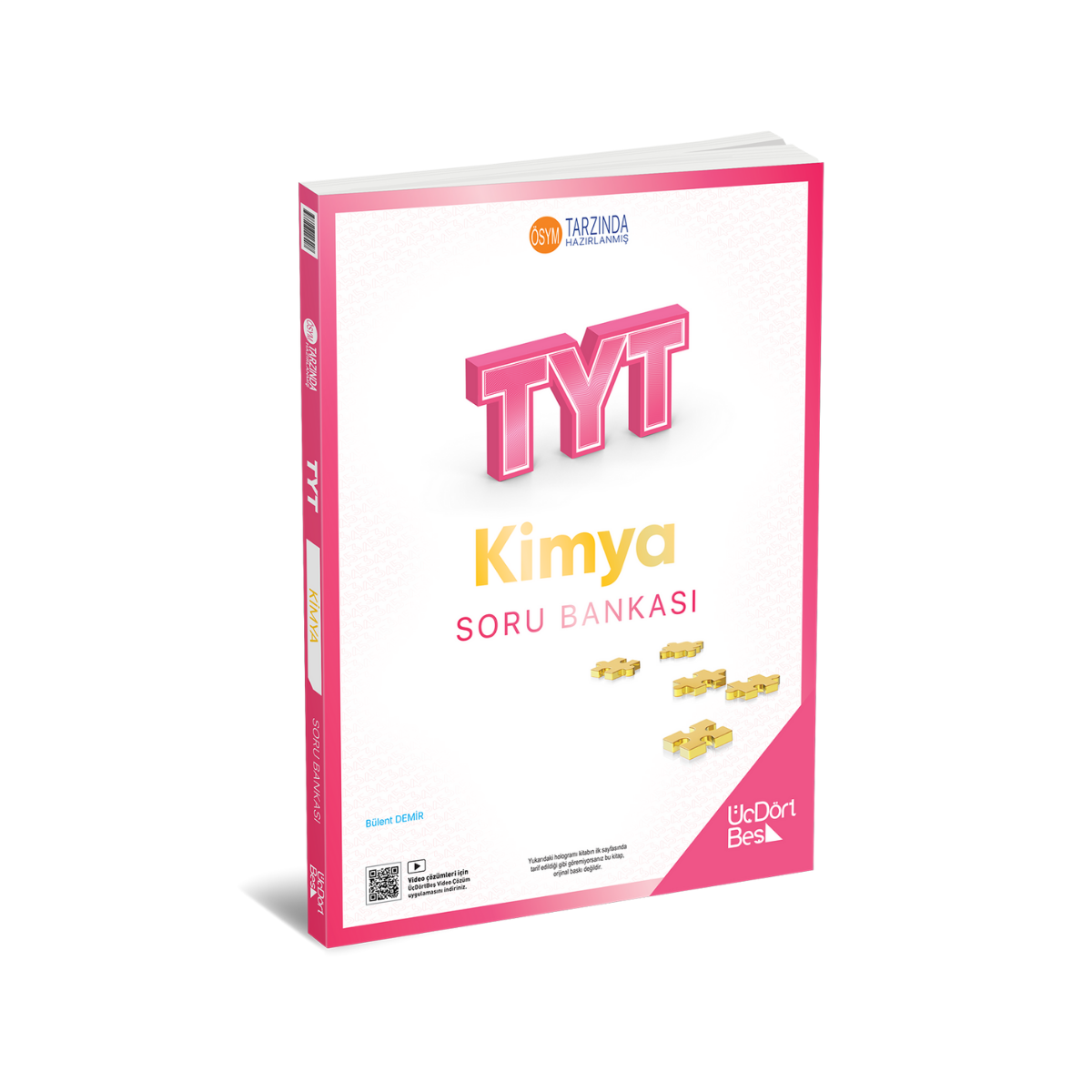 Üçdörtbeş Yayınları TYT Kimya Soru Bankası- Güncel Baskı